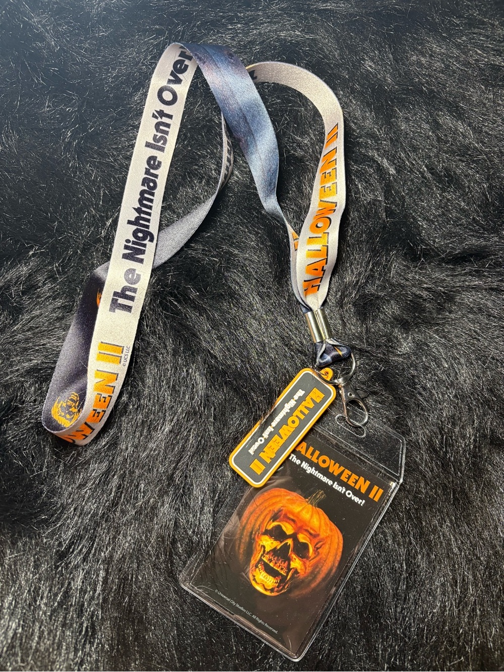 Halloween II Lanyard with Card/Badge Holder